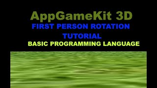 AppGameKit 3D First Person Rotation Tutorial (with CONSISTENT controls) screenshot 2