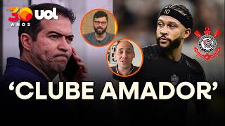 CORINTHIANS É CLUBE AMADOR PROFISSIONALMENTE; COLUNISTAS DEBATEM DEMISSÃO DO PAZ E MEMPHIS NA MIRA
