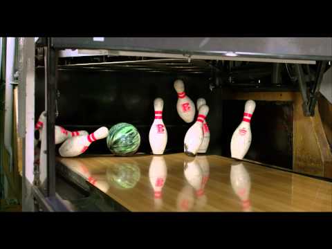 Bowling Nine Pins in SLOW MOTION!