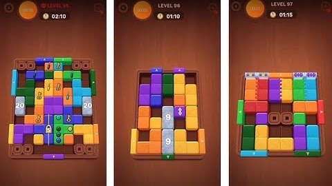 Wood Away Block Jam - Level 95 - Level 96 - Level 97