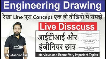 Engineering Drawing रेखा Line Very Very Important Topic For Engineering Exam & interviews