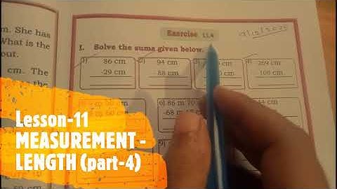 Lesson 11 MEASUREMENT   LENGTH part 4