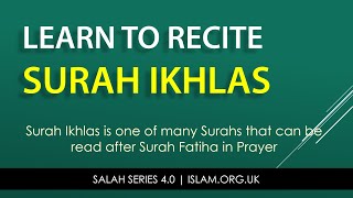 Salah Series 4.6 - Learn to Recite Surah Ikhlas - x10 Palace in Paradise - Madrasah.co.uk