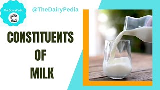 Composition of Milk #milk #TheDairyPedia #composition #dairy #dairytechnology 