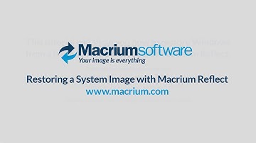 Restoring a System Image with Macrium Reflect
