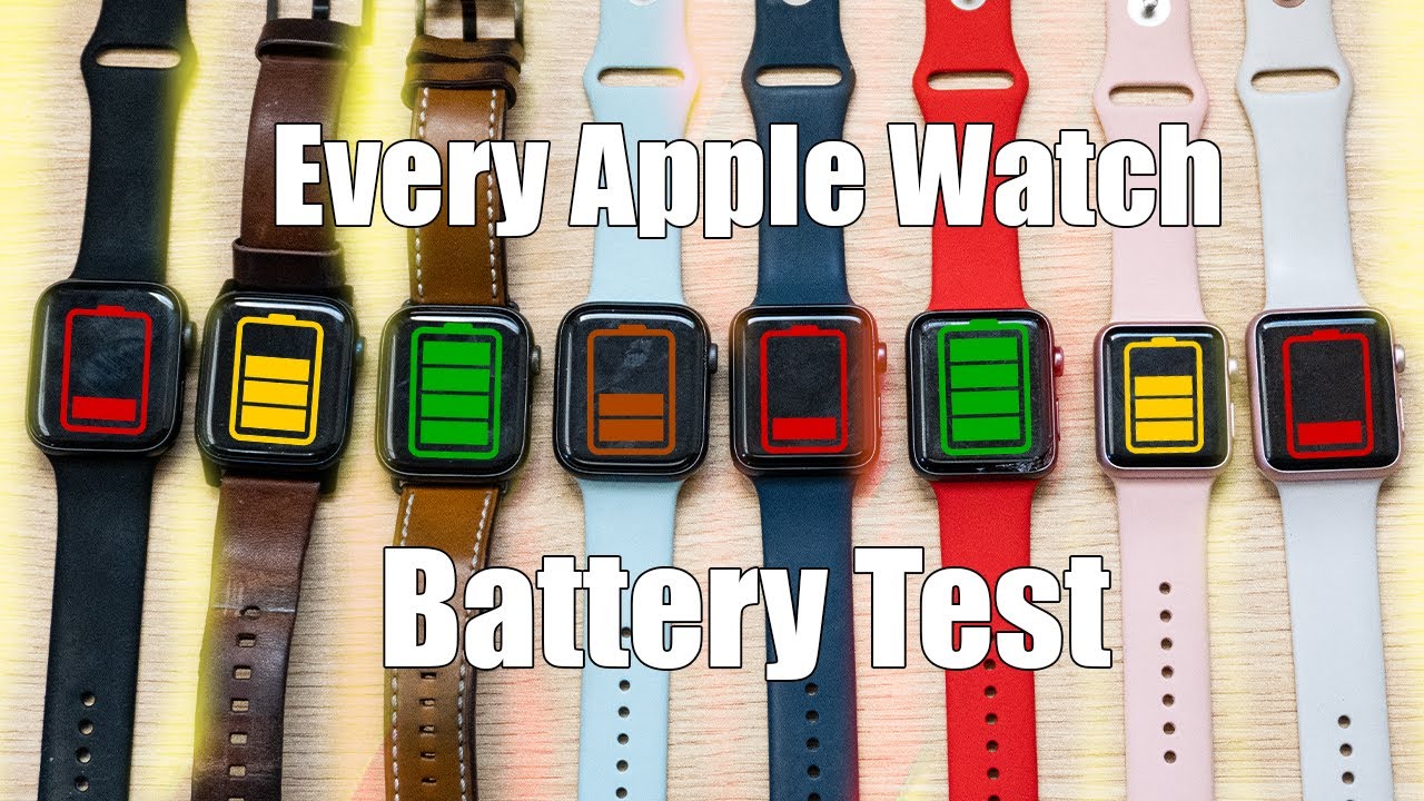 EVERY Apple Watch Battery Life Comparison 18 HOURS NO WAY?! YouTube