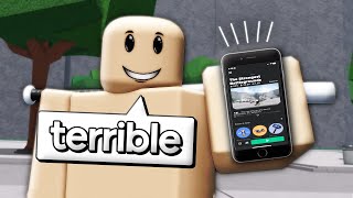 I tried Roblox The Strongest Battlegrounds on Mobile...