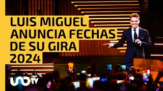 Luis Miguel extiende su gira hasta 2024: suma 50 fechas