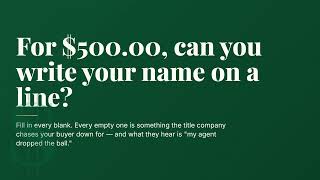 AS-IS Contract — Presenting to the Buyer, Part 2: Walking the Deal