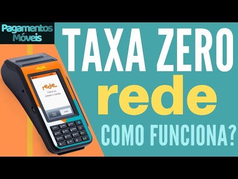 Taxa Zero REDE  - Como Funciona?