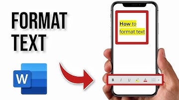 How to Format Text in Microsoft Word Mobile (Bold, Italics, Underline, Highlight)