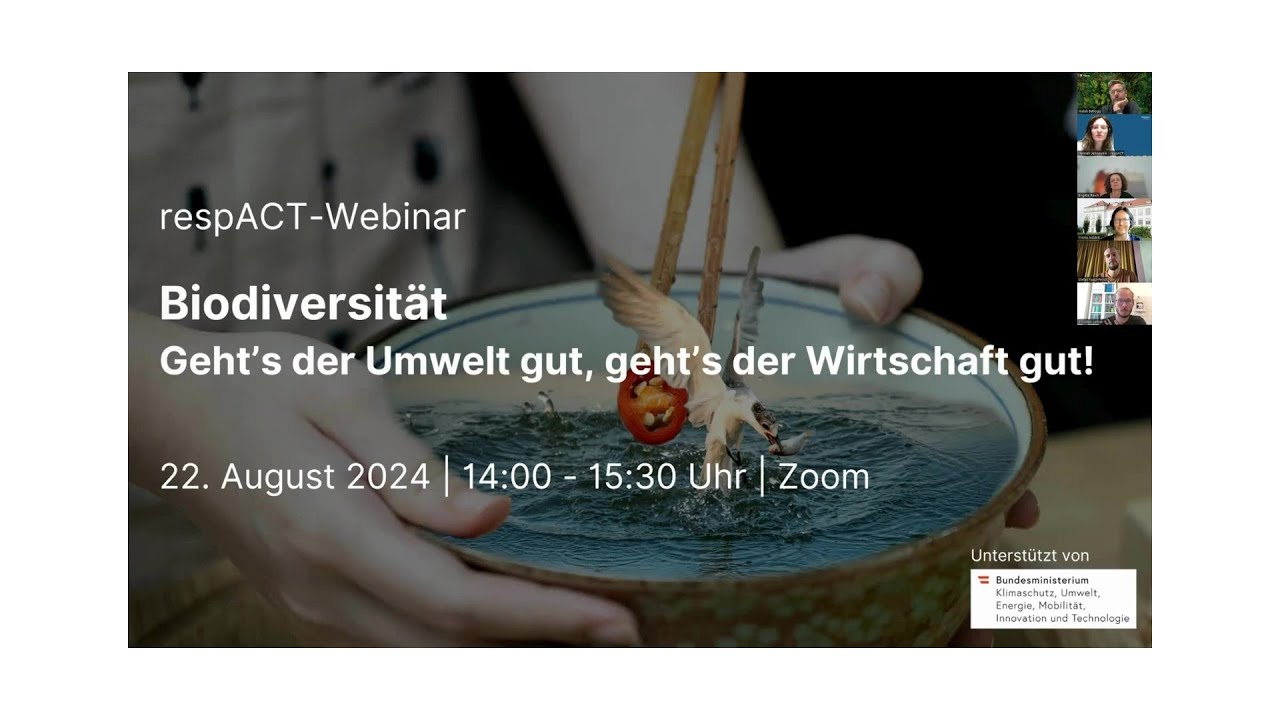 respACT-Webinar Biodiversität