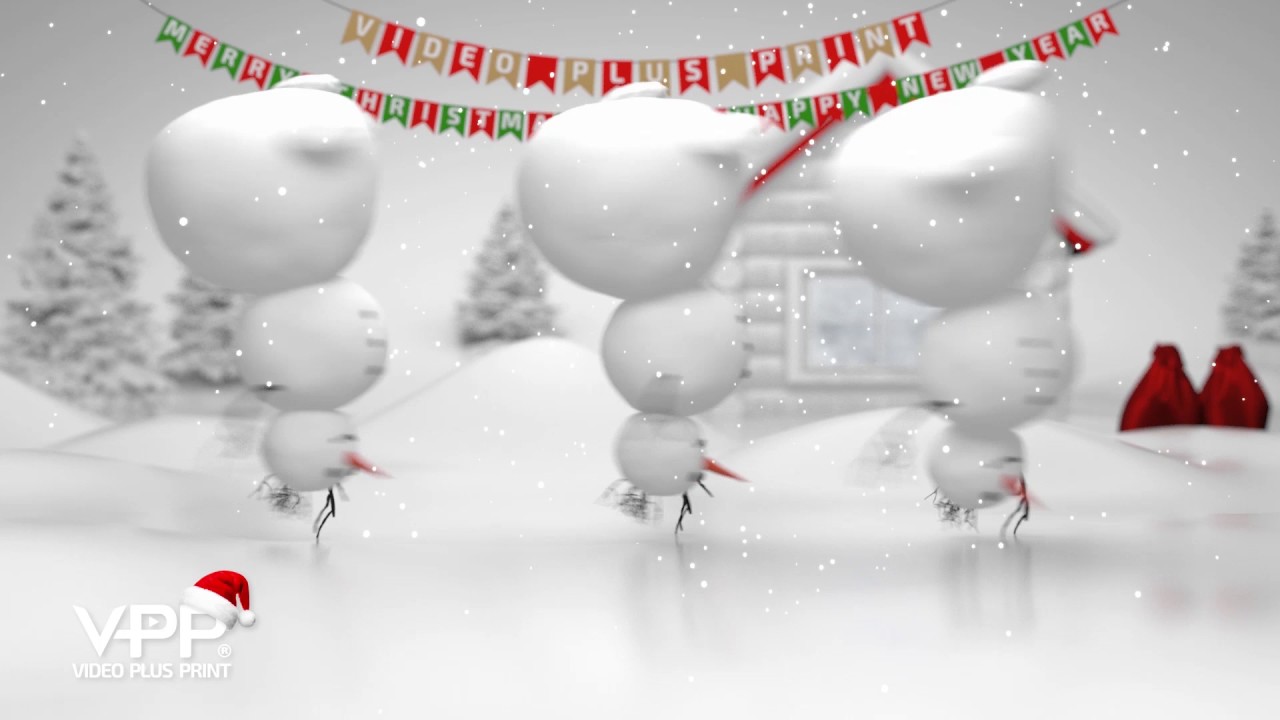 Video Greeting Card with Funky Snowman Dance (Happy Holidays 2017 ...