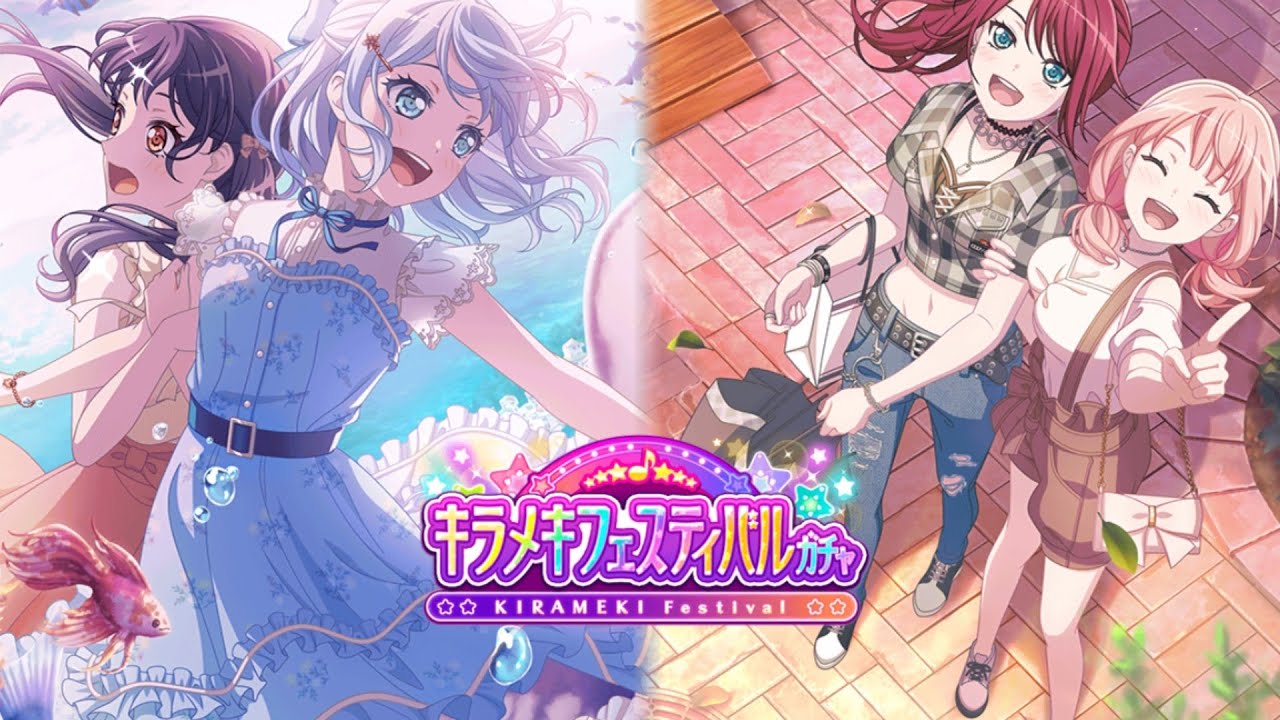 THESE CARDS ARE SOO AMAZING!!!!!!BanG Dream! [JP] - Mashiro & Tomoe  Kirameki Festival (10,000 Stars) - YouTube