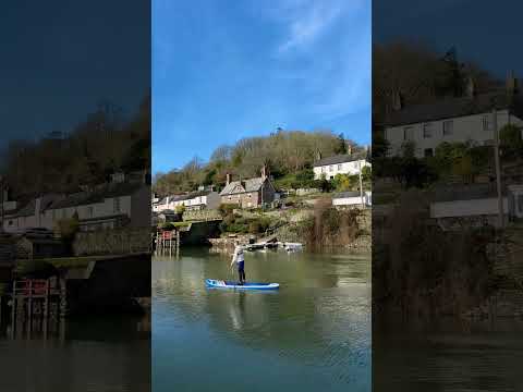 Such a lovely weekend on my board in the bay of Noss Mayo this weekend #holiday #sup #devon