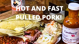 Hot And Fast Pork Butt | Weber Kettle