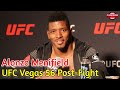 UFC Vegas 56 Post-Fight: Alonzo Menifield Says Opponent Askar Mozharov Made Him Go Gangster