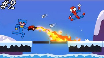 Poppy Stickman Fighting gameplay in mobile || New Android game || new offline game || 2022 || #2