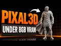 Pixal3d Comfyui: Create Realistic 3D Sculptures Under 8GB VRAM!