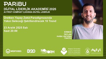 Üretken Yapay Zekâ Paradigmasında Yakın Geleceği Şekillendirecek 10 Trend - Erman Taylan | DLA 2026
