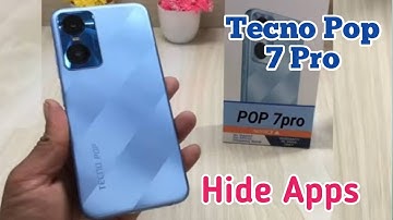 Apps Hide In Tecno Pop 7 Pro, Tecno Pop 7 Pro  Mein Apps Hide Kaise Karen, How To Hide App In