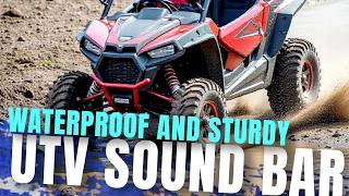 🔊 28" UTV Sound Bar with RGB: The Ultimate Off-Road Party Starter!
