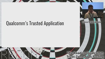Recon 2019 -  The Road to Qualcomm Trust Zone apps fuzzing by Slava Makkaveev