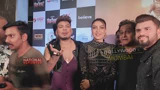 Zainab Patra And Eshaan At Grand Entry Special Screening Of Aho Vikramaarka Movie