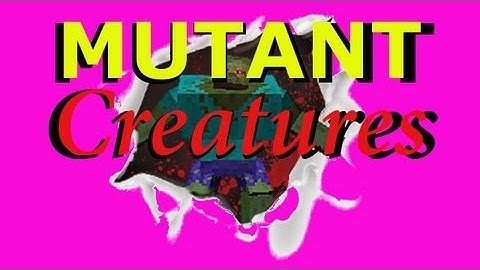 Mutant Creatures Mod v1.3.3 MC 1.5.1  - How to Install & Spotlight