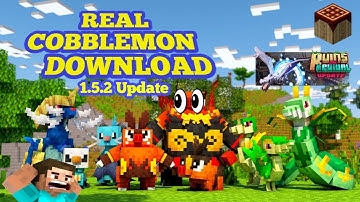 Real Cobblemon Download!!!! | Pojavlauncher | Minecraft | TEJSTAR 😃 | 1.5.2 version cobblemon