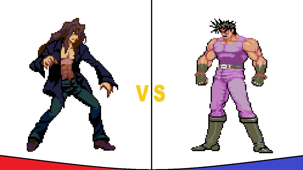 M.U.G.E.N BATTLE ( Uncle Joel (Vinesauce) vs Joseph Joestar (Young