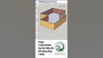 Sketchup Plugin Profile Builder 3. #sketchup  #shorts