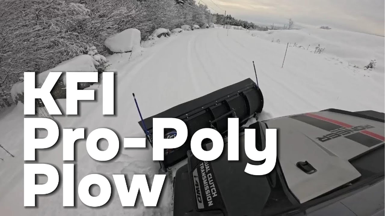 KFI Poly Pro Plow on a Honda Pioneer 1000-5 | Real-World review