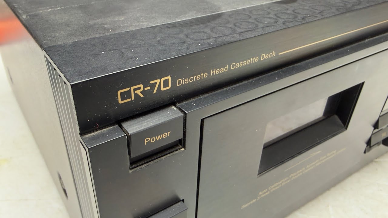 Nakamichi CR-70 (CR-7) - The Last of the Big Naks - YouTube