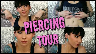 All of my (Almost) 30 Piercings! | Piercing Tour 2023!