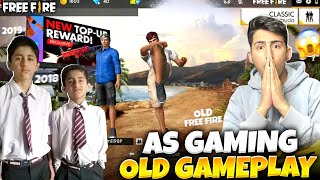 Old A_s Gaming Gameplay 2019😱😍Old Free Fire 2017 - Garena Free Fire