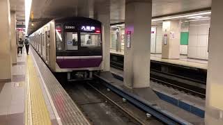 Osaka Metro谷町線30000系愛車1編成八尾南行き発車シーン