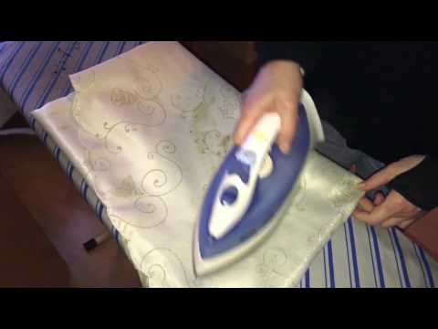 Video: Wie Man Polyester Bügelt