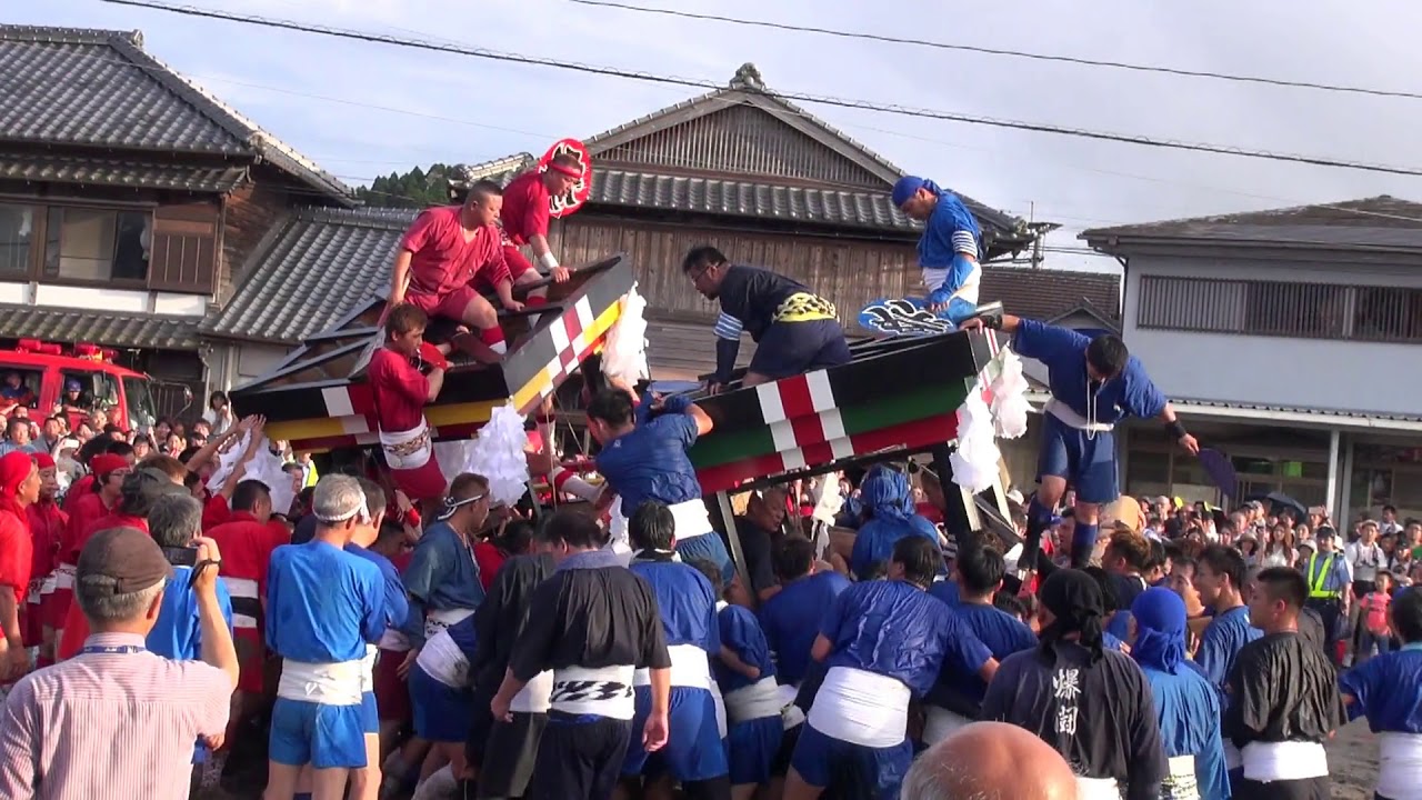 令和元年佐土原夏祭り　ダンジリ喧嘩　５：日曜日その２