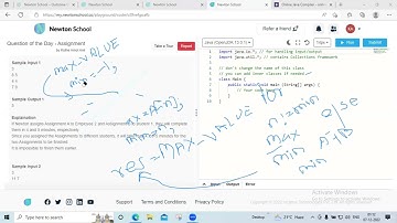 Assignment - Newton School | Question of the day | 06/12/2022