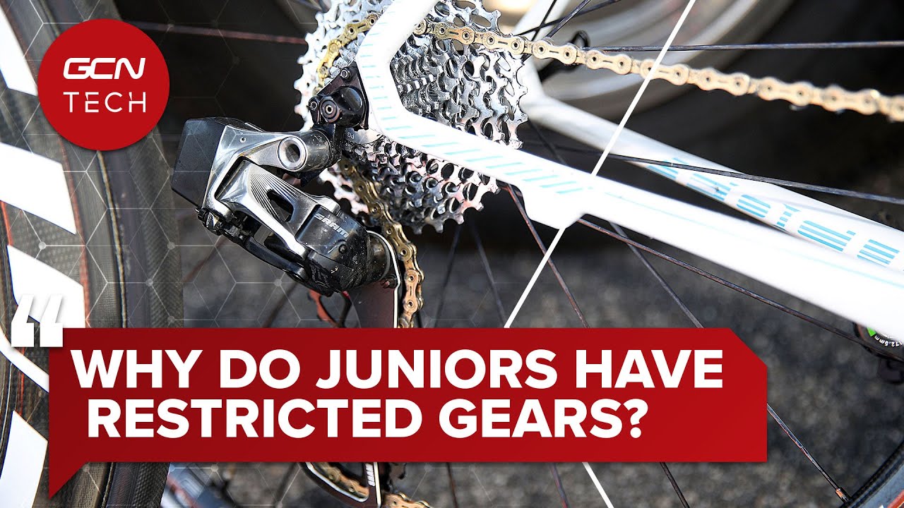 Why Do Junior's Race On Restricted Bike Gears? GCN Tech Clinic 