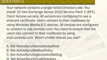 Passokay 70-662 sample study guide