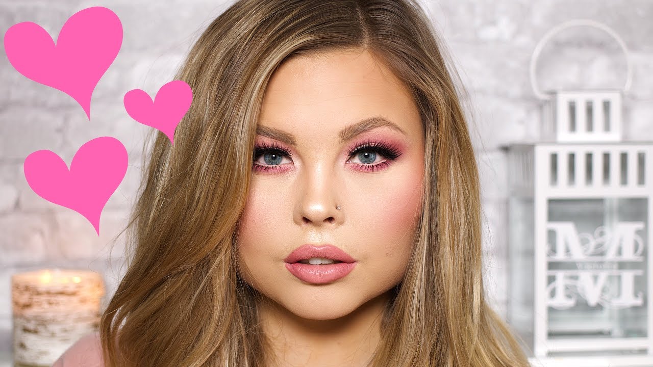 SPRING MAKEUP TUTORIAL 2019 PRETTY IN PINK FULL FACE OF