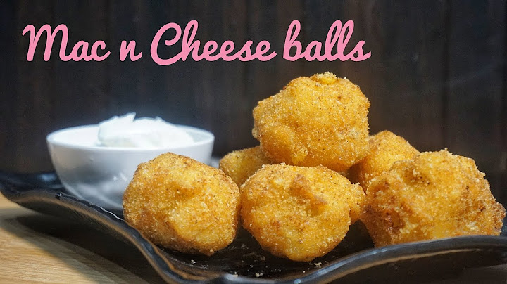 Mac n Cheese Balls | Delicious Bites