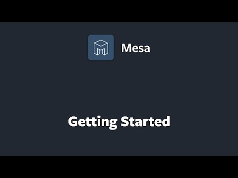 Getting Started with Mesa - YouTube