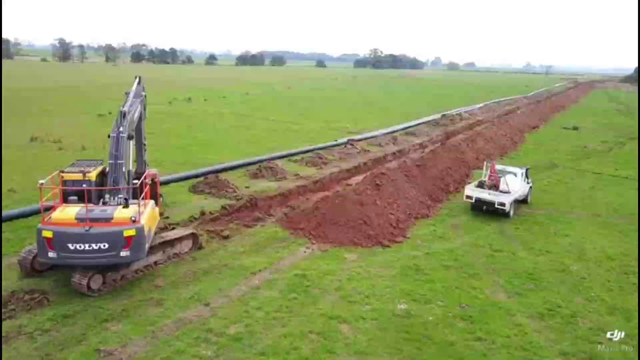 XSITE PRO 3D:  implantação de tubulação para irrigação