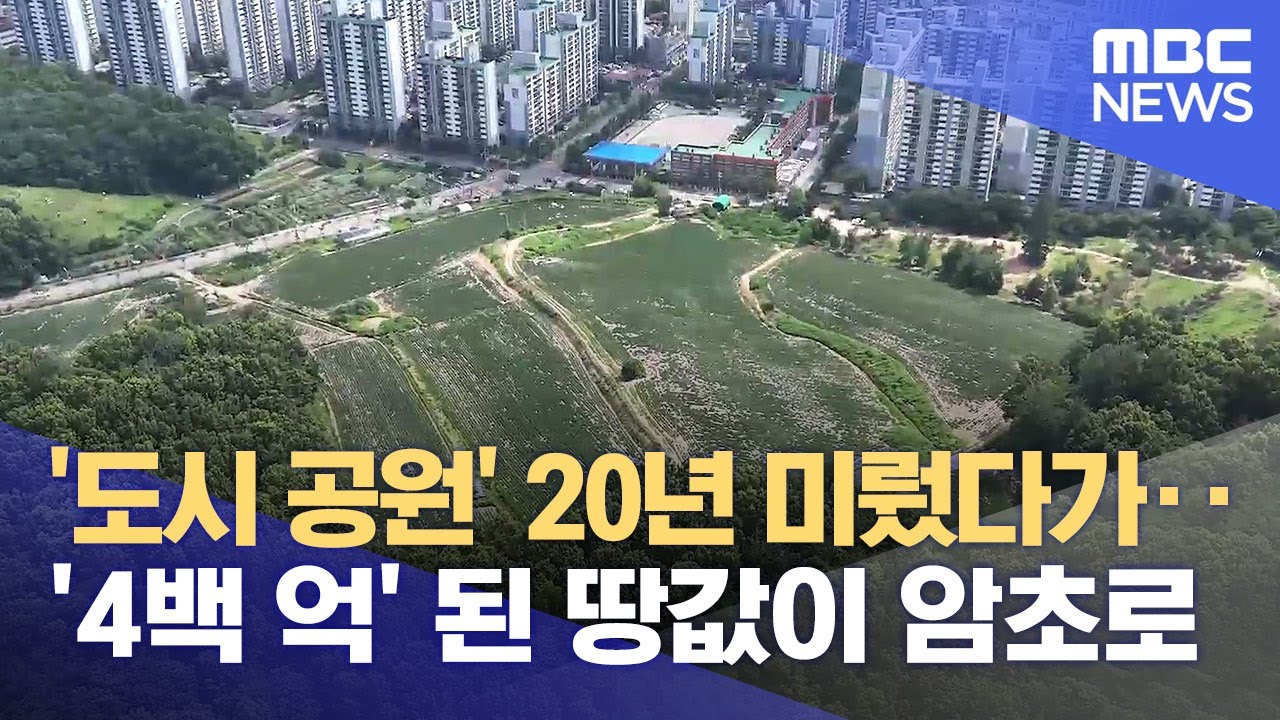 업자들에 포위된 '도시공원'‥ 선택지 없는 전주시 (2025.07.30/뉴스데스크/전주MBC)