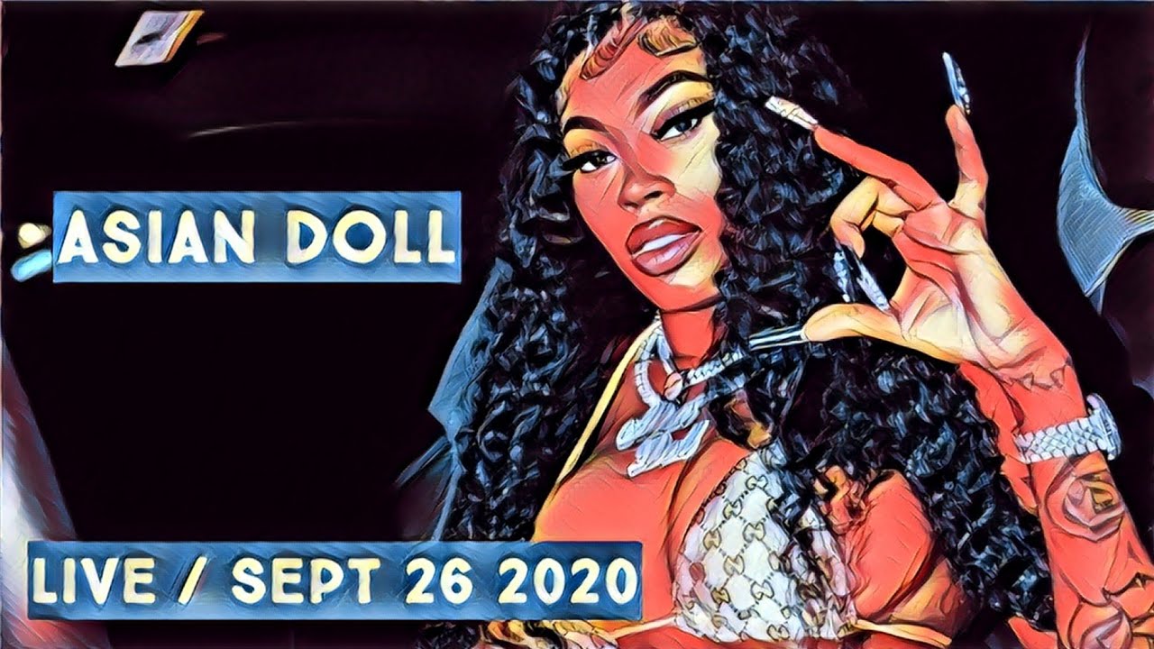 Asian Doll (IG: @asiandabrat) on Live Stream on September 26th 2020