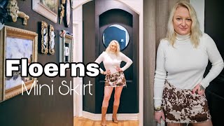 Styling A Cow Print Western Style Mini Skirt 
