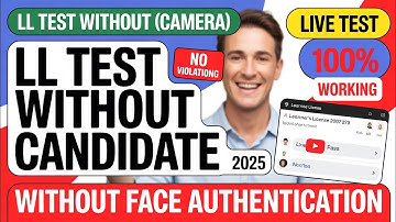 LL Exam New Update 2025  ! LL Exam without Candidate ! All State LL Exam Pass